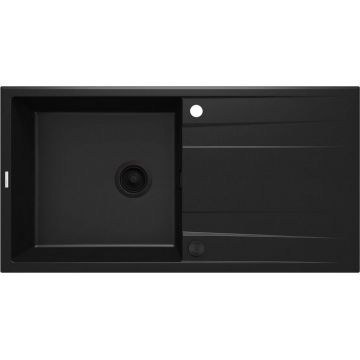 Chiuvetă din granit, 1-cuvă cu picurător, Eridan, ZQE_N713
