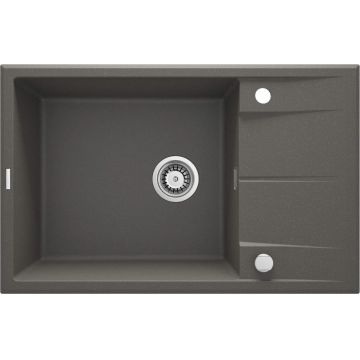 Chiuvetă din granit, 1-cuvă cu picurător, Eridan, ZQE_T11B