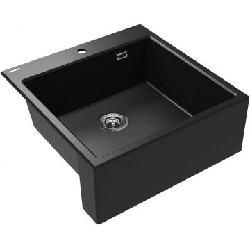 Chiuvetă din granit, 1-cuvă, Eridan, ZQE_N10K