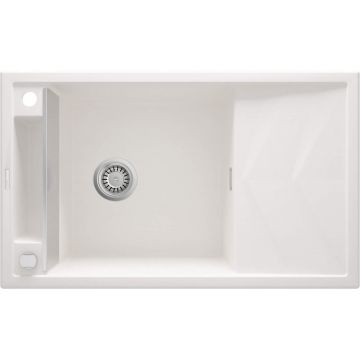Chiuvetă magnetică din granit, 1-cuvă cu picurător, Magnetic, ZRM_A113