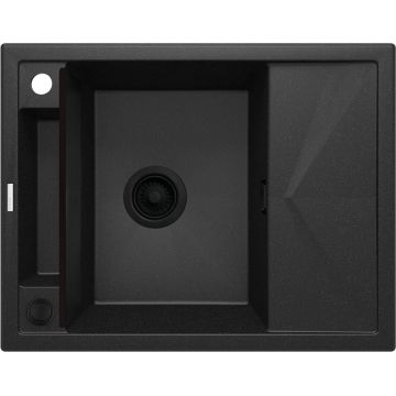 Chiuvetă magnetică din granit, 1-cuvă cu picurător, Magnetic, ZRM_G11A