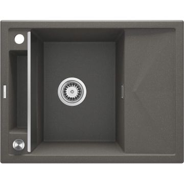 Chiuvetă magnetică din granit, 1-cuvă cu picurător, Magnetic, ZRM_T11A