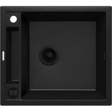 Chiuvetă magnetică din granit, 1-cuvă, Magnetic, ZRM_N103