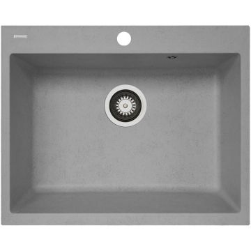Chiuveta Soft Compozit Square Durothek 60x50 1B Gri