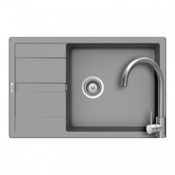 Set chiuveta bucatarie Schock Ronda D-100XL + baterie Schock Prima - Culoare croma schock