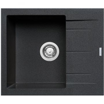 Chiuveta bucatarie Alazia 59x50 1B 1D Black Chiuveta bucatarie Alazia 59x50 1B 1D Black