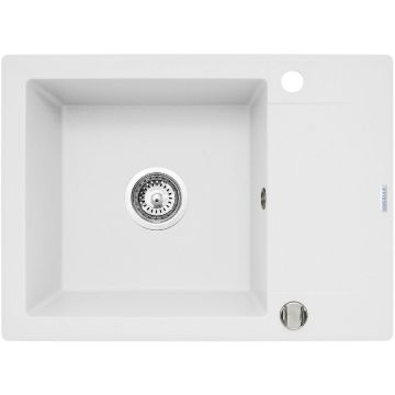 Chiuveta bucatarie KORFU 62x46 1B 1D Snow Chiuveta bucatarie KORFU 62x46 1B 1D Snow