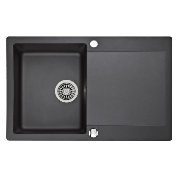 Chiuveta bucatarie Teka Clivo 45 B-TQ  790x495mm  tegranit Schwarzmetallic