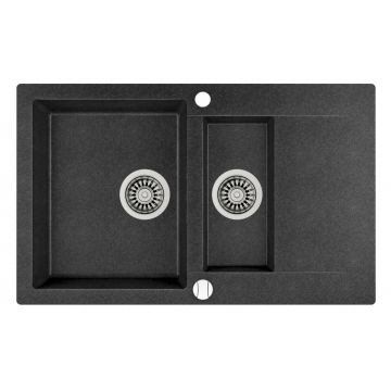 Chiuveta bucatarie Teka Clivo 60 B-TQ  800x495mm  tegranit Schwarzmetallic