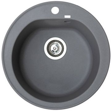 Chiuveta Bucatarie X Venera E510 Granit Diametru 510MM Sifon 90MM Grafit