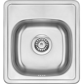 Chiuvetă din inox, 1-cuvă, Mercato, ZHM_0100