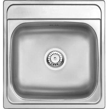Chiuvetă din inox, 1-cuvă, Mercato, ZHM_3100