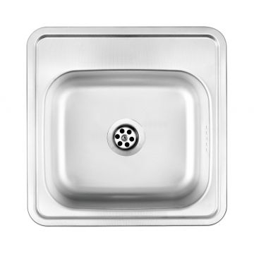 Chiuvetă din inox, 1-cuvă, Techno, ZMU_3100