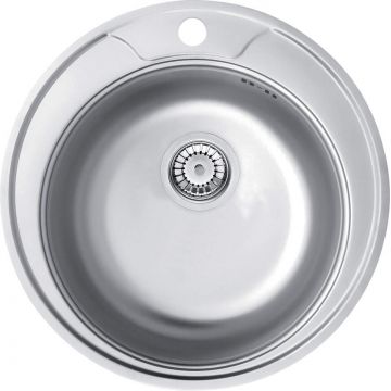 Chiuvetă din inox, 1-cuvă, Twist, ZHC_3813