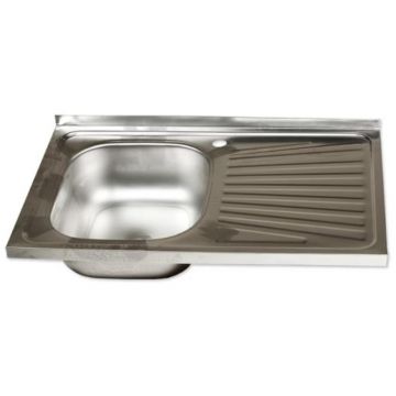 Chiuveta din Inox, Picurator Stanga, Dimensiune 50 x 80 cm, Zilan