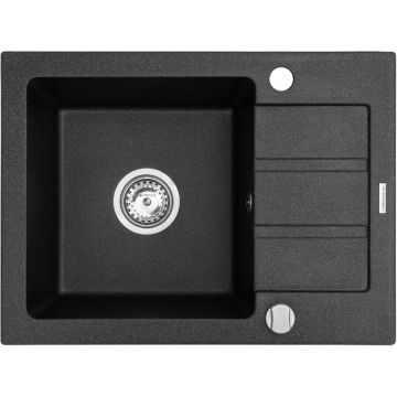 Chiuveta Granit Next 62x44 1B 1D Negru Chiuveta Granit Next 62x44 1B 1D Negru