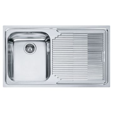 Chiuveta inox FRANKE  LOL 611 860X500 dr Dekor 101.0022.428 Chiuveta inox FRANKE  LOL 611 860X500 dr Dekor 101.0022.428
