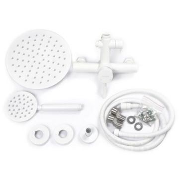 MIXXUS SUS-003-J WHITE baterie baie cu coloana de dus din otel inoxidabil