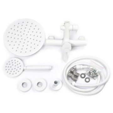 MIXXUS SUS-003-J WHITE baterie baie cu coloana de dus din otel inoxidabil