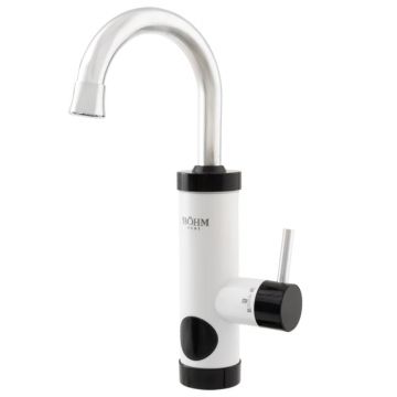 Robinet electric BOHM, 3000W, Afisaj digital, Temperatura maxima 60  C, Alb Robinet electric BOHM, 3000W, Afisaj digital, Temperatura maxima 60  C, Alb