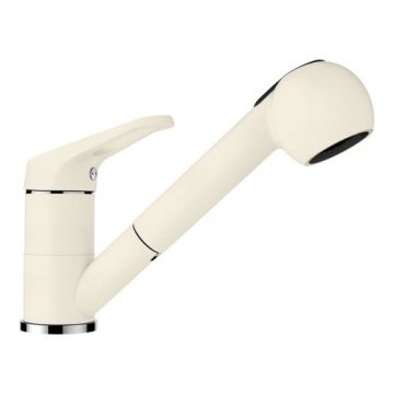 Baterie bucatarie Schock Cosmo cu dus extractibil - Culoare Vanilla Schock