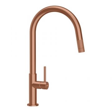 Baterie bucatarie Schock Talia cu cap extractibil - Culoare Copper Schock