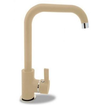 Baterie Bucatarie SILVIO Monocomanda Termostat Bej Nisip