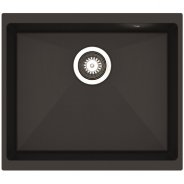 Chiuveta Bucatarie ITHAKA 500x400mm Adancime 200mm Incastrat   Pyragranite   Negru