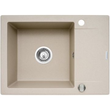 Chiuveta bucatarie KORFU 62x46 1B 1D Beige