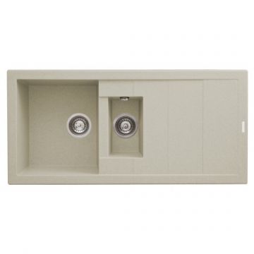 Chiuveta de bucatarie Granit Pyramis STUDIO 100 x 48 1 1/2B 1D Bej