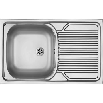 Chiuveta Deante Tango inox cu cuva reversibila 80x50 cm