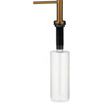 Dozator pentru detergent de vase, 500 ml, bronz periat, Deante Aster