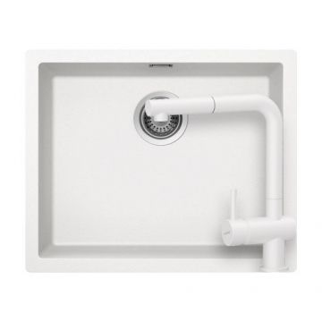 Set chiuveta bucatarie Schock Kaia N-100L + baterie bucatarie Schock Epos Extensibil - Culoare polaris