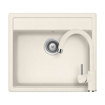 Set chiuveta bucatarie Schock Nemo N-100 + baterie Plutos - Culoare Vanilla Schock