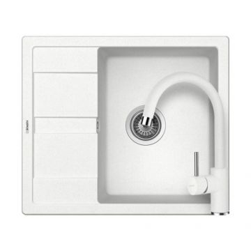 Set chiuveta bucatarie Schock Ronda D-100 + baterie PLUTOS - Culoare alpina