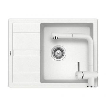 Set chiuveta bucatarie Schock Ronda D-100L + baterie EPOS Extensibila - Culoare alpina