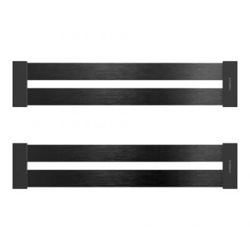 Set suport scurgator Schock inox negru 392x80x12 mm