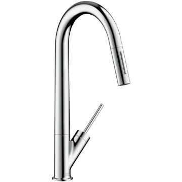 Baterie bucatarie cu dus extractibil Hansgrohe Axor Starck 270
