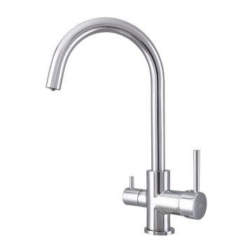 Baterie bucatarie Rubineta Ultra compatibila cu sistem filtrare finisaj crom lucios