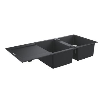 Chiuveta compozit Grohe K500 116x50.2 cm negru