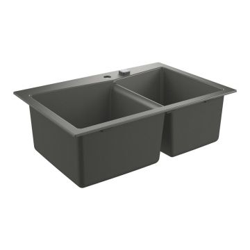Chiuveta compozit Grohe K700 83.8x55.9 cm gri