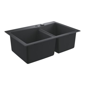 Chiuveta compozit Grohe K700 83.8x55.9 cm negru