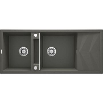 Chiuveta granit Deante Magnetic 116x50 cm antracit metalic