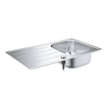Chiuveta inox Grohe K200 86x50.1 cm 1 cuva cu picurator