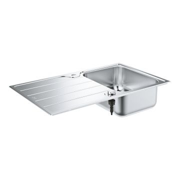Chiuveta inox Grohe K500 86x50.1 cm 1 cuva cu picurator