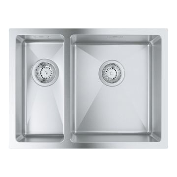 Chiuveta inox Grohe K700U 58.5x44.1 cm 2 cuve orientare dreapta
