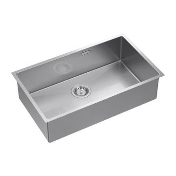 Chiuveta inox sub blat Quadron Unique Anthony 80 finisaj inox 74x44 cm