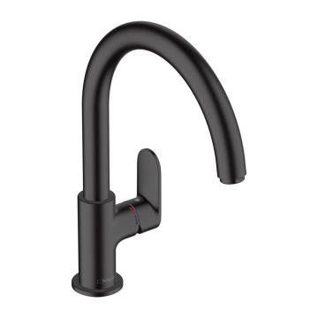 Baterie bucatarie Hansgrohe Vernis Blend 210 M35 negru mat