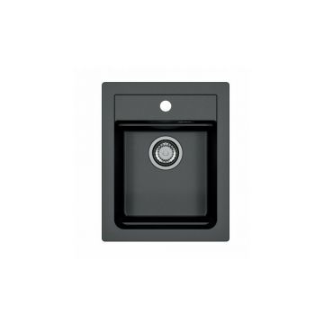 Chiuveta compozit Alveus Atrox 10 negru 40x50 cm