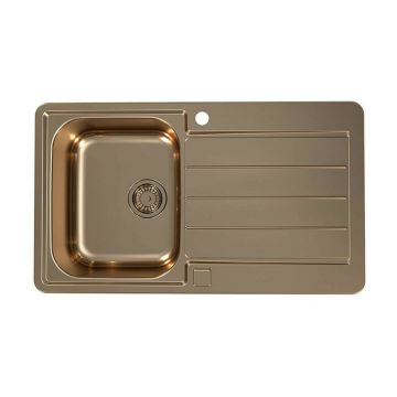 Chiuveta inox Alveus Monarch Line 20 finisaj cupru 86x50 cm